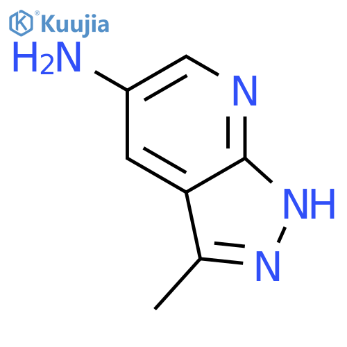 3-Methyl-1H-pyrazolo[3,4-b]pyridin-5-amine structure