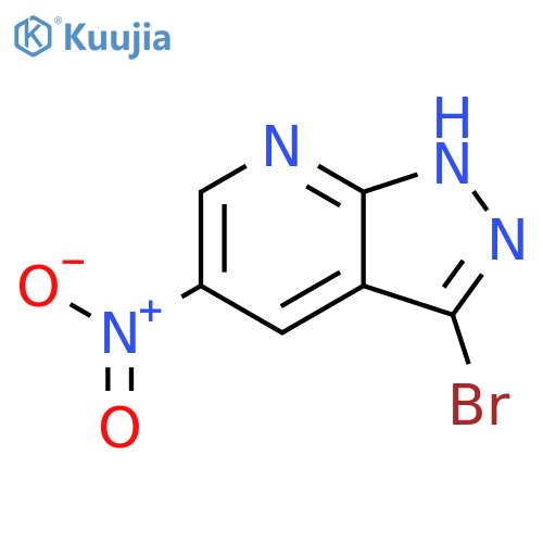 3-bromo-5-nitro-2H-pyrazolo[3,4-b]pyridine structure