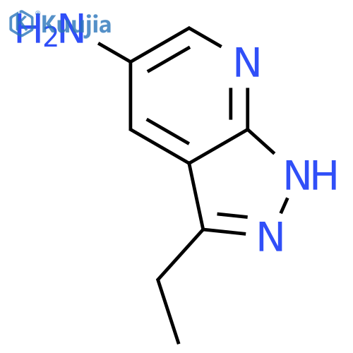 3-ethyl-1H-Pyrazolo[3,4-b]pyridin-5-amine structure