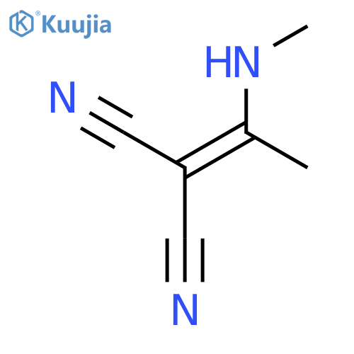 2-[1-(methylamino)ethylidene]propanedinitrile structure