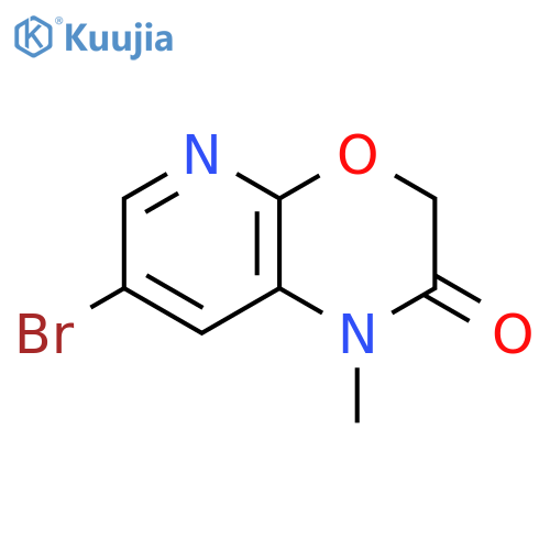 7-Bromo-1-methyl-1H-pyrido[2,3-b][1,4]oxazin-2(3H)-one structure