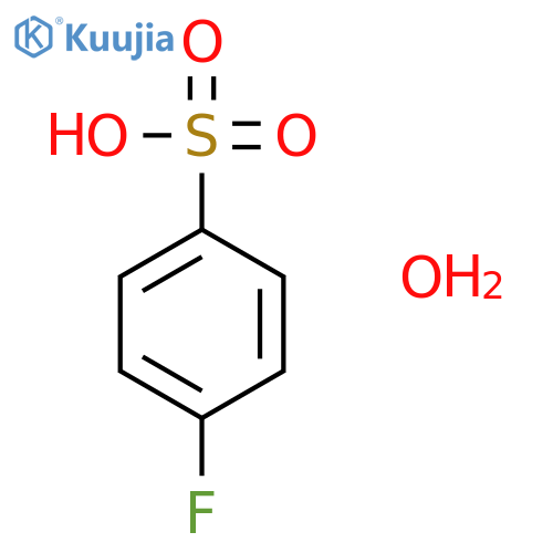 4-Fluorobenzenesulphonic Acid Monohydrate structure