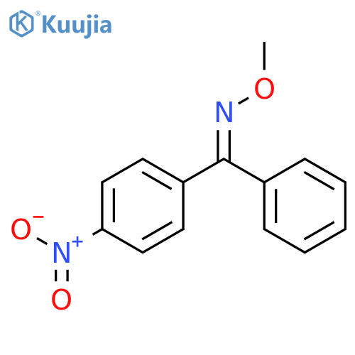 Methanone, (4-nitrophenyl)phenyl-, O-methyloxime, (E)- structure