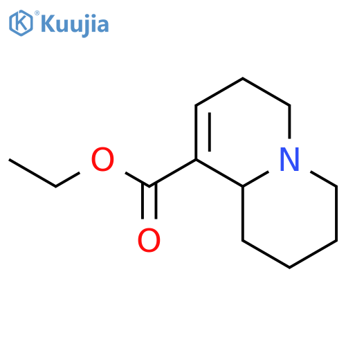 2H-Quinolizine-9-carboxylic acid, 1,3,4,6,7,9a-hexahydro-, ethyl ester structure