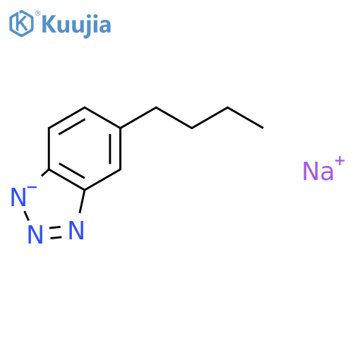 Sodium 5-butylbenzo[d][1,2,3]triazol-1-ide structure