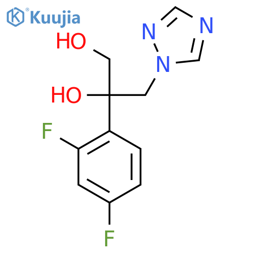 2-(2,4-Difluorophenyl)-3-(1H-1,2,4-triazol-1-yl)-1,2-propanediol structure
