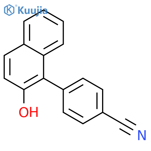 4-(2-Hydroxynaphthalen-1-yl)benzonitrile structure
