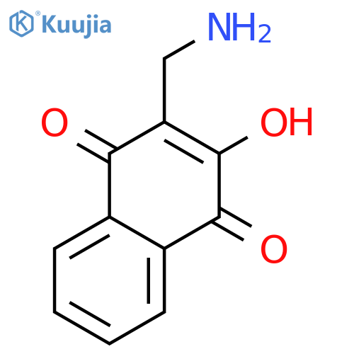1,4-Naphthalenedione, 2-(aminomethyl)-3-hydroxy- (9CI) structure