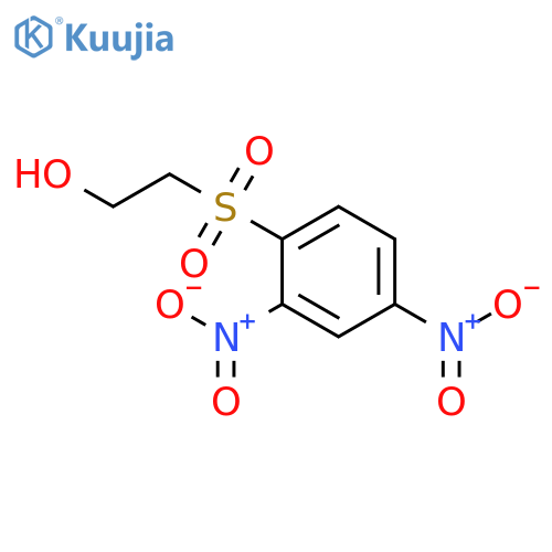 2-(2,4-dinitrophenyl)sulfonylethanol structure