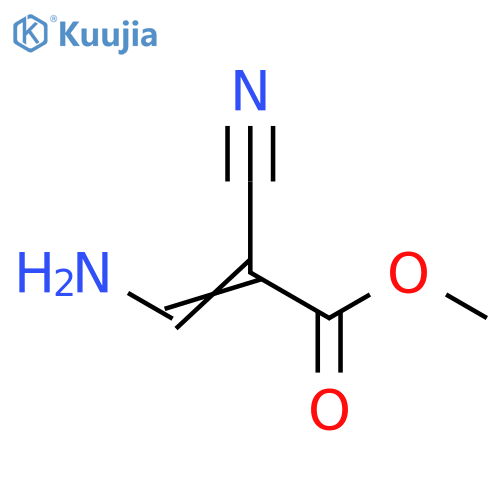 2-Propenoic acid, 3-amino-2-cyano-, methyl ester structure