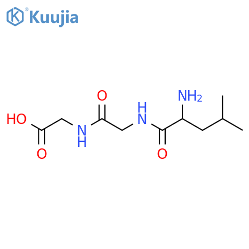 L-Leucyl-glycyl-glycine structure
