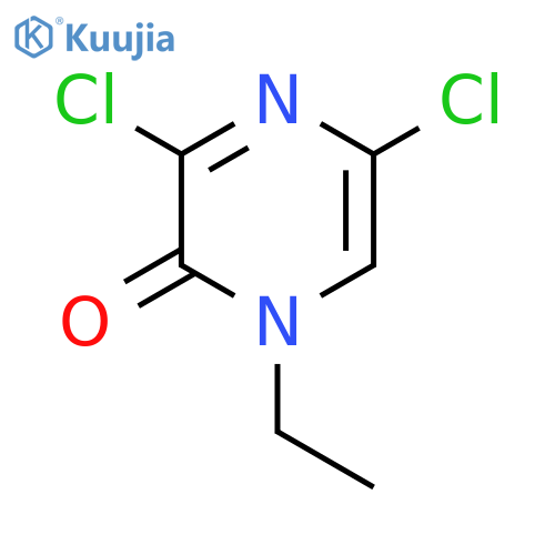 3,5-Dichloro-1-ethylpyrazin-2(1H)-one structure