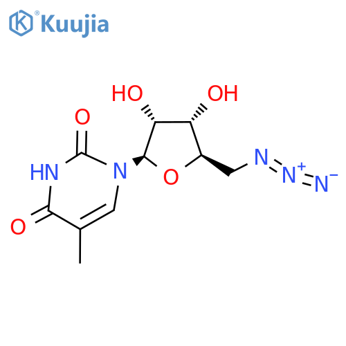 5'-Azido-5'-deoxy-5-methyluridine structure
