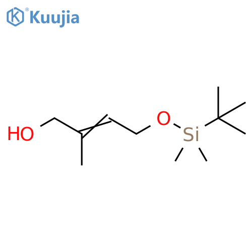 4-(1,1-Dimethylethyl)dimethylsilyloxy-2-methyl-2-buten-1-ol structure