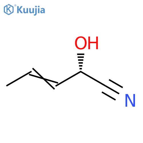 3-Pentenenitrile, 2-hydroxy-, (S)- structure