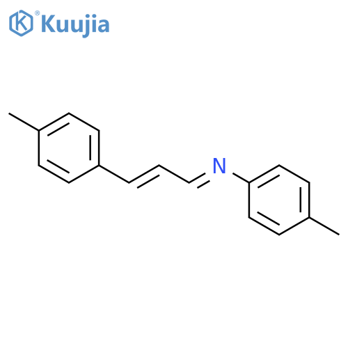 Benzenamine, 4-methyl-N-[(2E)-3-(4-methylphenyl)-2-propenylidene]- structure