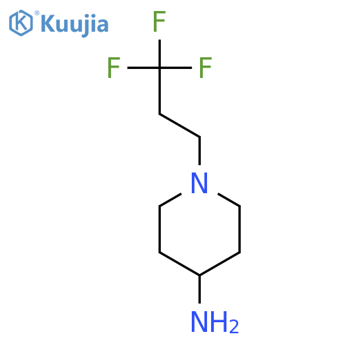 1-(3,3,3-trifluoropropyl)piperidin-4-amine structure