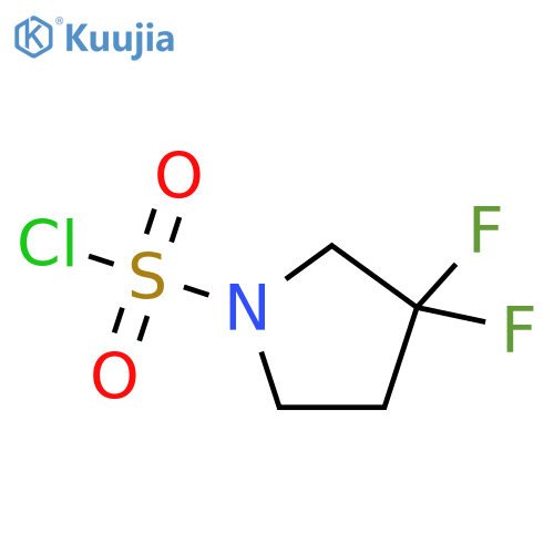 3,3-difluoropyrrolidine-1-sulfonyl chloride structure