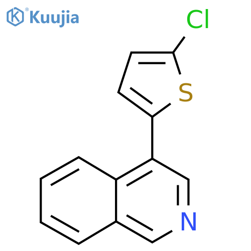 4-(5-Chloro-2-thienyl)isoquinoline structure