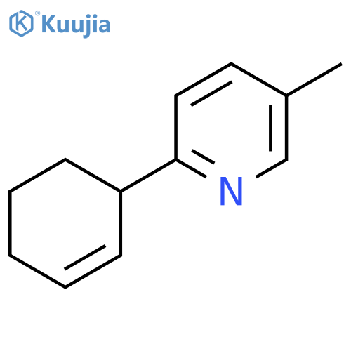 2-(2-Cyclohexenyl)-5-methylpyridine structure