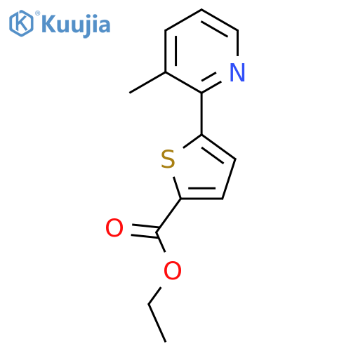 Ethyl 5-(3-Methylpyridin-2-yl)thiophene-2-carboxylate structure