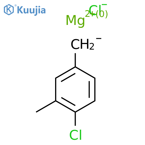 4-Chloro-3-methylbenzylmagnesium chloride 0.25 M in Diethyl Ether structure