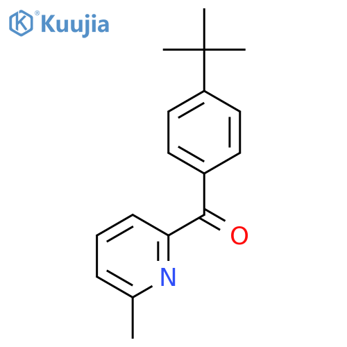 2-(4-Tert-Butylbenzoyl)-6-methylpyridine structure