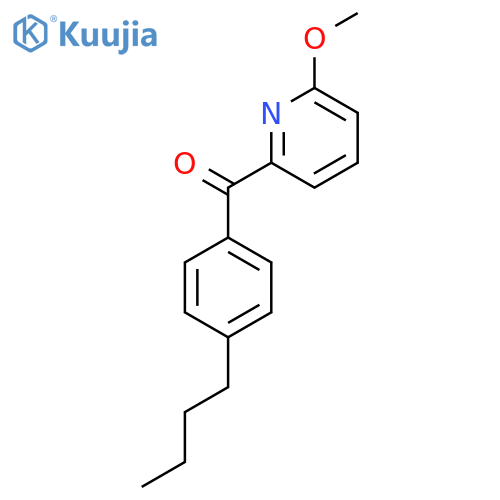 2-(4-Butylbenzoyl)-6-methoxypyridine structure