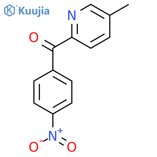 5-Methyl-2-(4-nitrobenzoyl)pyridine structure