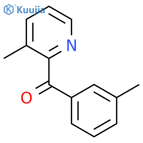 2-(3-Methylbenzoyl)-3-methylpyridine structure