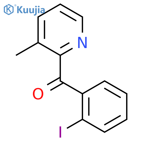 2-(2-Iodobenzoyl)-3-methylpyridine structure