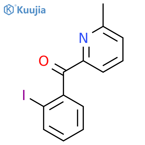 2-(2-Iodobenzoyl)-6-methylpyridine structure