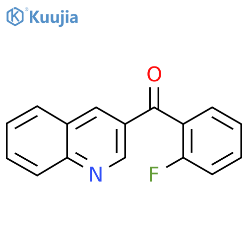 3-(2-Fluorobenzoyl)quinoline structure