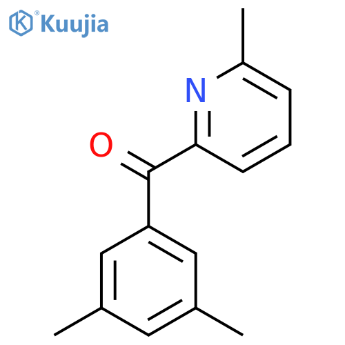 2-(3,5-Dimethylbenzoyl)-6-methylpyridine structure