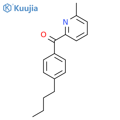 2-(4-Butylbenzoyl)-6-methylpyridine structure