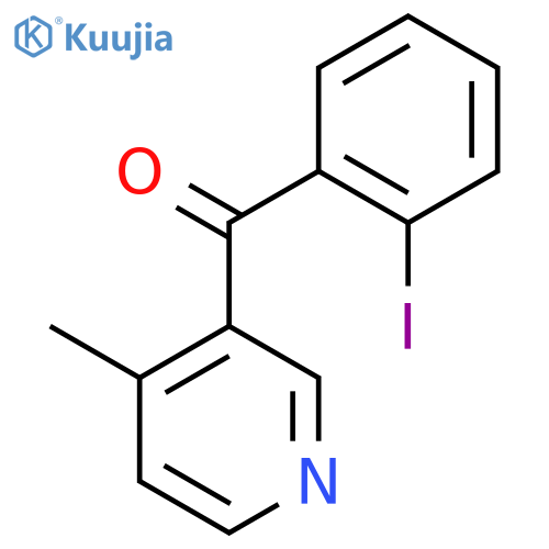 3-(2-Iodobenzoyl)-4-methylpyridine structure