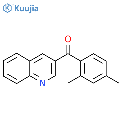 3-(2,4-Dimethylbenzoyl)quinoline structure