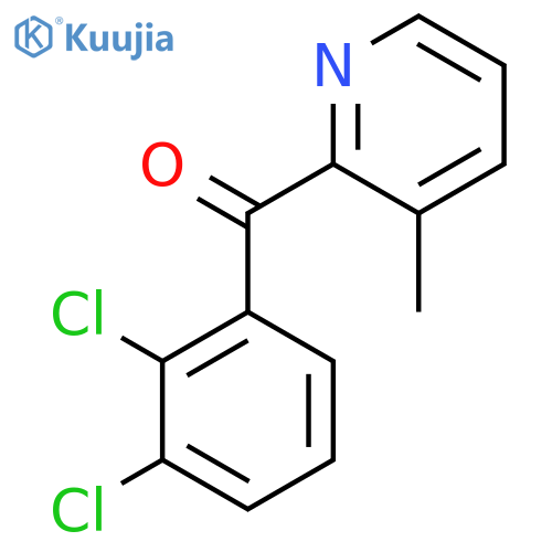 2-(2,3-Dichlorobenzoyl)-3-methylpyridine structure