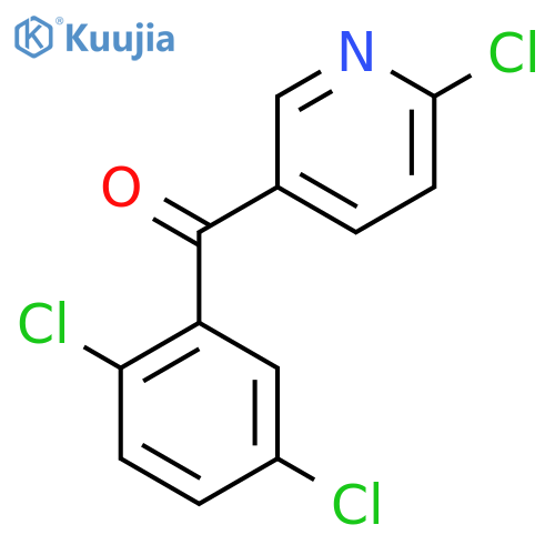 2-Chloro-5-(2,5-dichlorobenzoyl)pyridine structure