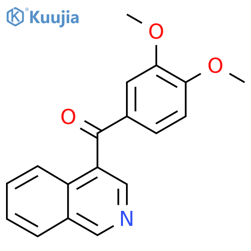 4-(3,4-Dimethoxybenzoyl)isoquinoline structure