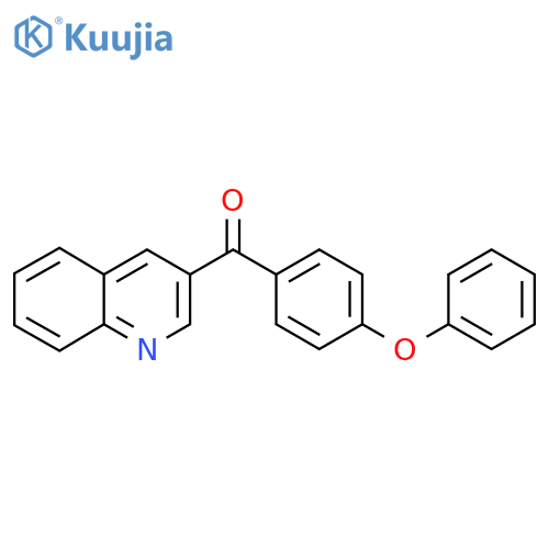 3-(4-Phenoxybenzoyl)quinoline structure