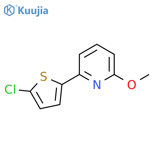 2-(5-Chloro-2-thienyl)-6-methoxypyridine structure