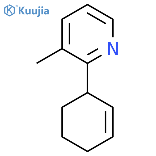 2-(2-Cyclohexenyl)-3-methylpyridine structure
