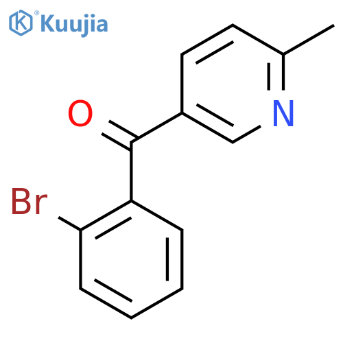 5-(2-Bromobenzoyl)-2-methylpyridine structure