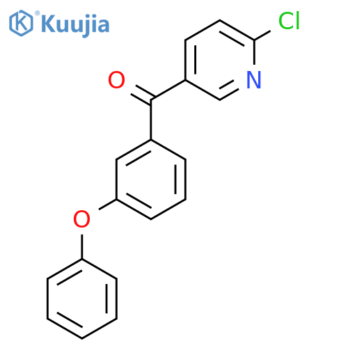 2-Chloro-5-(3-phenoxybenzoyl)pyridine structure