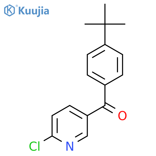 5-(4-Tert-Butylbenzoyl)-2-chloropyridine structure