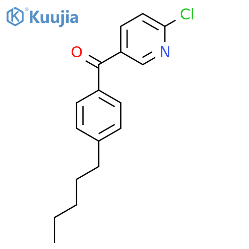 2-Chloro-5-(4-pentylbenzoyl)pyridine structure