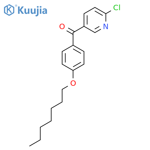 2-Chloro-5-(4-heptyloxybenzoyl)pyridine structure