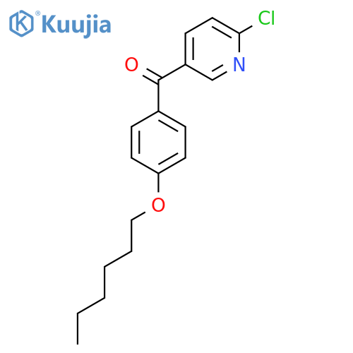 2-Chloro-5-(4-hexyloxybenzoyl)pyridine structure