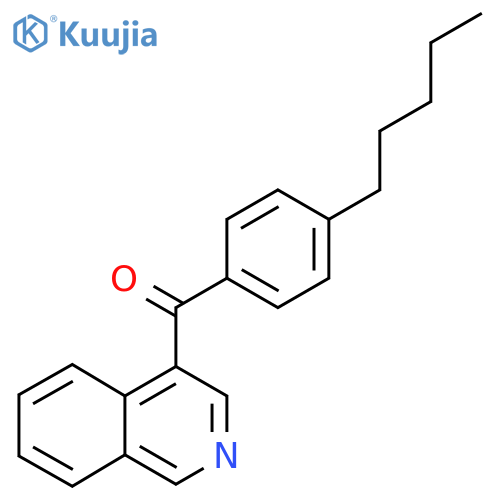 4-(4-Pentylbenzoyl)isoquinoline structure
